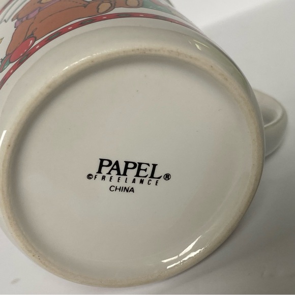 Baby’s First Christmas Mug Ceramic Bear Presents Papel Freelance Vintage Baby - Picture 8 of 8